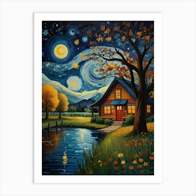 Starry Night 50 Art Print