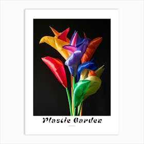 Bright Inflatable Flowers Poster Heliconia 2 Art Print
