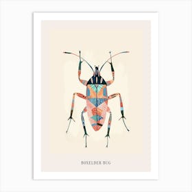 Colourful Insect Illustration Boxelder Bug 7 Poster Art Print