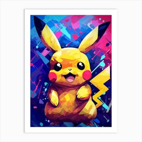 Pokemon Pikachu 2 Art Print