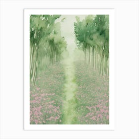 Path In The Woods 3 Art Print