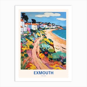 Exmouth England Uk Travel Poster Art Print