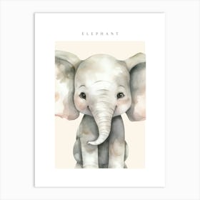 Elephant Nursery Print Art Print