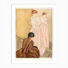 The Fitting (1890–91), Mary Cassatt Art Print