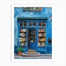 Stockholm Book Nook Bookshop 2 Art Print