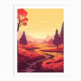 Autumn Landscape 6 Art Print