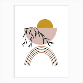 Rainbow In The Bowl art print Art Print