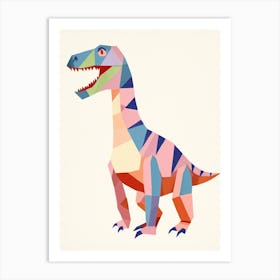 Nursery Dinosaur Art Allosaurus 2 Art Print
