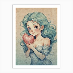 Mermaid 4 Art Print