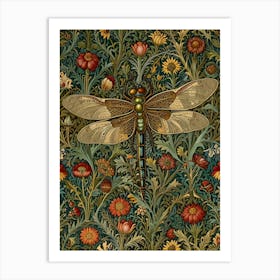 William Morris Dragonfly 2 Art Print