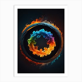 Circle Of Fire Art Print