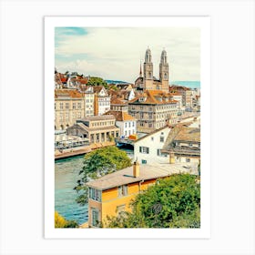 Zurich Switzerland Art Print