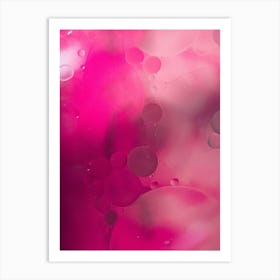 Bubbles In Water 3 Art Print