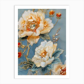 Chinese Flower Painting 66 Art Print