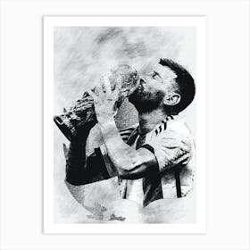 Lionel Messi 5 Art Print