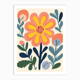 Flower Painting 4 Art Print