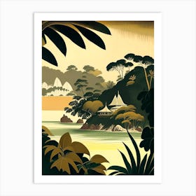 Pulau Redang Malaysia Rousseau Inspired Tropical Destination Art Print