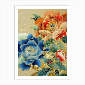 Chinese Flower Painting 77 Art Print