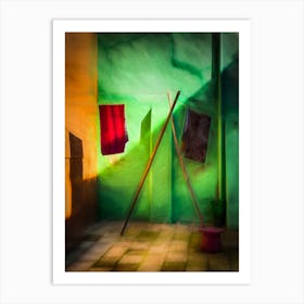 The Backyard Art Print