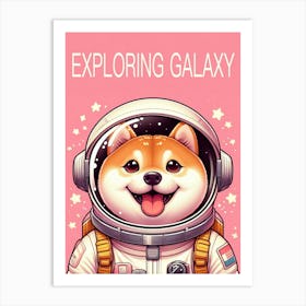 Exploring Galaxy Art Print