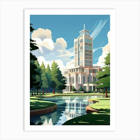 Emirgan Park Pixel Art 4 Art Print