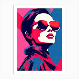 American Woman's Pop Art Stories Art Print