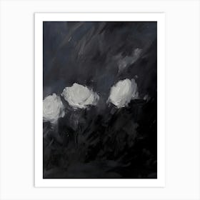 White Roses 4 Art Print