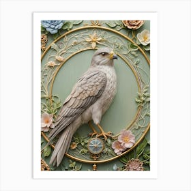 Mystical Hawk Art Print