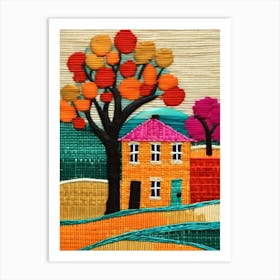 House On The Hill Art Print