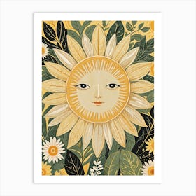 Serene Sun Art Print