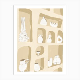 Niches And Vases Art Print