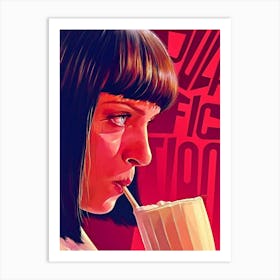 Pulp fiction 1 Art Print