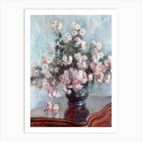 Chrysanthemums, Claude Monet Art Print