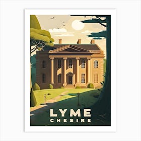 Lyme Chesire Travel Art Print