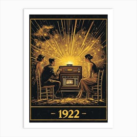 Aihrgdesign A Vintage Technology Poster Celebrating The Radio 362f9be7 B55b 4a43 8033 0302f2a1b562 2 Art Print