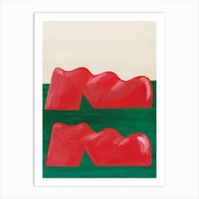 Red Shoes Art Print