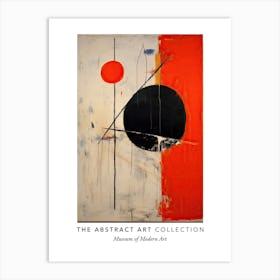 Colourful Abstract Painting 1 Exhibition Poster Art Print