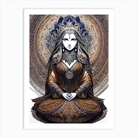 Zen Buddha Art Print