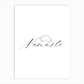 Namaste Yoga Art Print