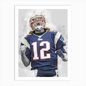 Tom Brady New England Patriots 1 Art Print