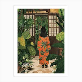 In The Garden Tofuku Ji Japan 4 Art Print