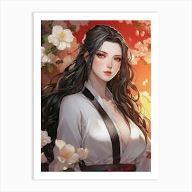 Asian Girl 3 Art Print