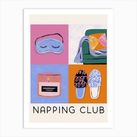 Napping Club    Art Print