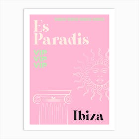 Paradis Art Print