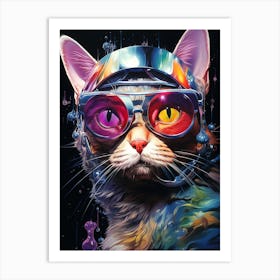 Cat In Space 8 Art Print