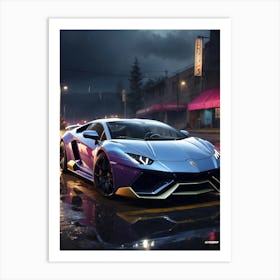 Need For Speed 8 Art Print