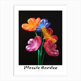 Bright Inflatable Flowers Poster Forget Me Not 2 Art Print