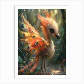 Peacock Art Print