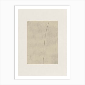 Line In The Sand No.1 Art Print