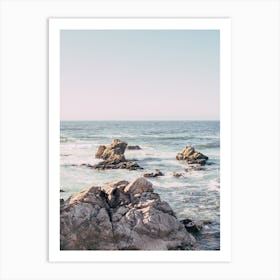 Pacific Ocean Rocks Art Print